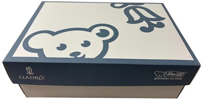 Lot 37 - STEIFF LLADRO GREY ANGEL BEAR (676833)