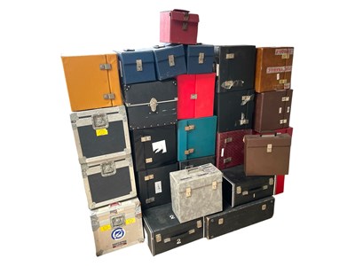 Lot 588 - 27 RECORD CASES - LP & 7" SIZED.