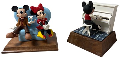 Lot 49 - TWO DAVID KRACOV DISNEY SCULPTURES