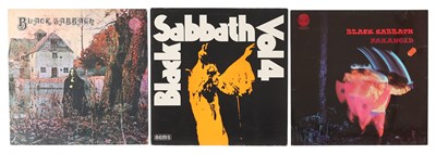 Lot 75 - BLACK SABBATH LP PACK INCLUDING EARLY PRESSINGS