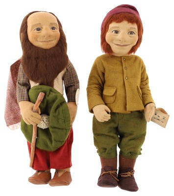 Lot 61 - TWO EARLY R JOHN WRIGHT DOLLS