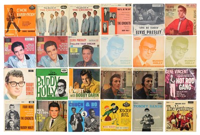 Lot 87 - ROCK 'N' ROLL 7" EP'S INCLUDING THE CRICKETS, BUDDY HOLLY