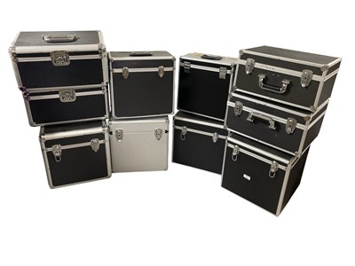 Lot 594 - TEN STRONG RECORD CASES.