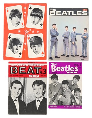 Lot 237 - THE BEATLES - MAGAZINES / PROGRAMMES INC MONTHLY BOOK #1.