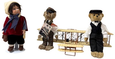 Lot 84 - A COOPERSTOWN BEAR AND A MONTEDRAGONE DOLL