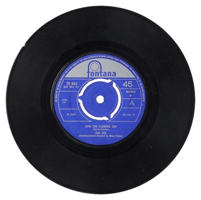 Lot 73 - KIKI DEE NOW THE FLOWERS CRY RARE FUNK, SOUL 7"