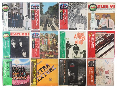 Lot 115 - THE BEATLES AND RELATED JAPANESE PRESSING LP PACK
