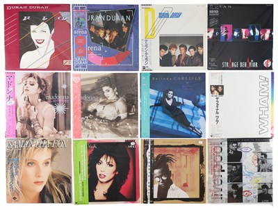 Lot 118 - COOL POP JAPANESE PRESSING LP PACK INCLUDING DURAN DURAN, MADONNA