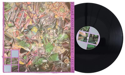 Lot 175 - THE STONE ROSES - SO YOUNG / TELL ME 12" (THIN 001 - UK ORIGINAL PRESSING)