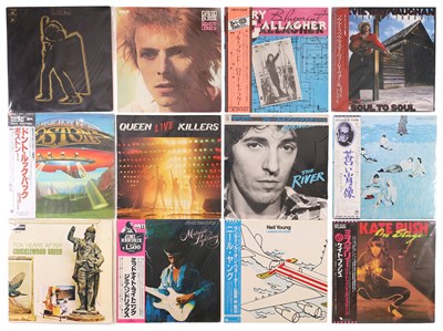Lot 128 - CLASSIC POP AND ROCK JAPANESE PRESSING LP PACK INCLUDING T. REX, DAVID BOWIE