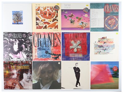 Lot 206 - ALTERNATIVE, INDIE LP PACK INCLUDING TALK TALK, CRANES WITH JIM SHAW LETTER