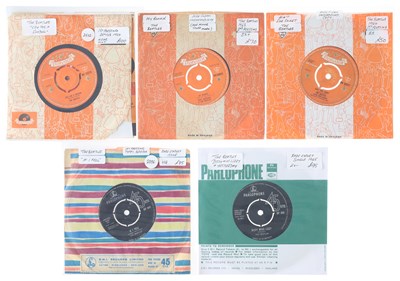 Lot 87 - THE BEATLES - UK 7" RARITIES / IMPORTS PACK
