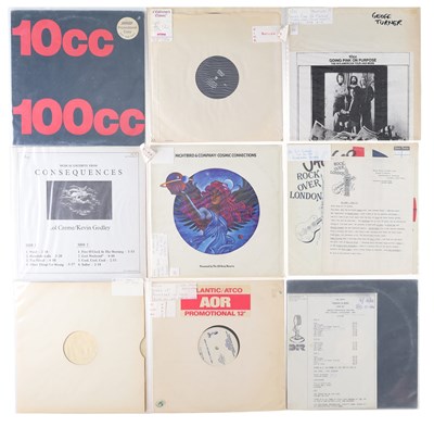 Lot 213 - 10CC AND MORE LP PACK INCLUDING PROMOS, RADIO SHOWS