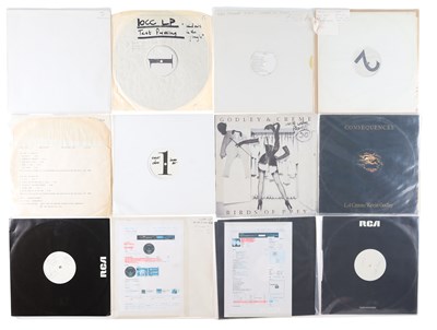 Lot 214 - 10CC AND RELATED LP PACK INCLUDING MOSTLY UK PROMOS AND TEST PRESSINGS