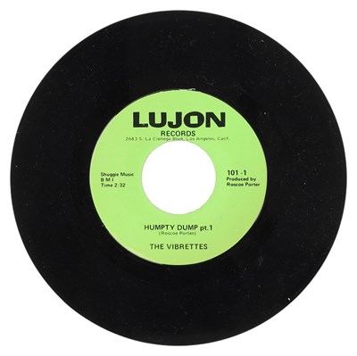 Lot 80 - THE VIBRETTES - HUMPTY DUMP 7" (LUJON 101 - US GREEN LABEL ORIGINAL)