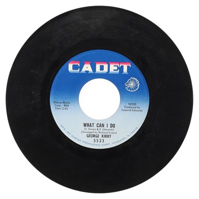 Lot 81 - GEORGE KIRBY - WHAT CAN I DO 7" (CADET 5525 - ORIGINAL COPY)