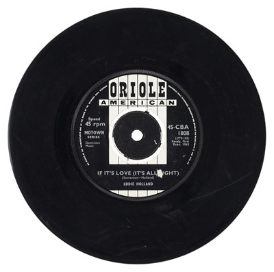 Lot 86 - EDDIE HOLLAND - IT'S NOT TOO LATE / IF IT'S LOVE (IT'S ALL RIGHT) 7" (PROMO - 45-CBA 1808)