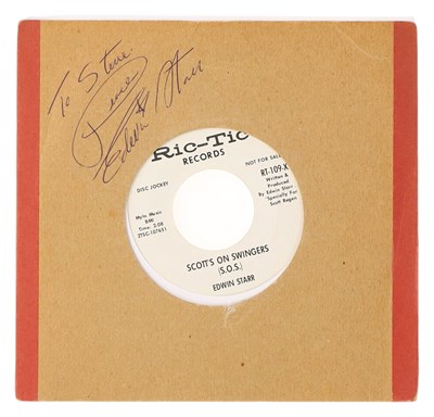 Lot 77 - EDWIN STARR RARE PROMO SCOTT'S ON SWINGERS 7"
