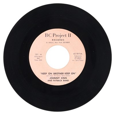 Lot 78 - JOHNNY KING AND FATBACK BAND RARE SOUL 7"
