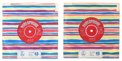 Lot 93 - LOVE ME DO - RED PARLOPHONE LABELS - VARIANTS PACK