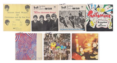 Lot 106 - THE BEATLES - CHRISTMAS FLEXIS - SET OF 7