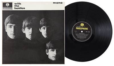 Lot 108 - THE BEATLES - 'WITH THE BEATLES' LP (UK MONO - 1ST JOBETE PRESSING - EX+/EX+ COPY)