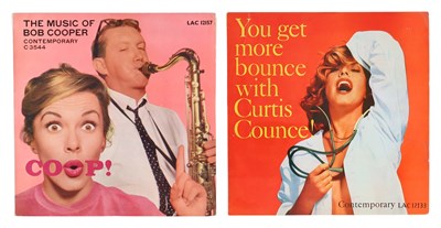 Lot 210 - TWO RARE JAZZ UK ORIGINAL PRESSING LPS THE CURTIS COUNCE GROUP, BOB COOPER