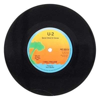 Lot 286 - U2 - I WILL FOLLOW 7" (WIP 6656 DJ - PROMO)