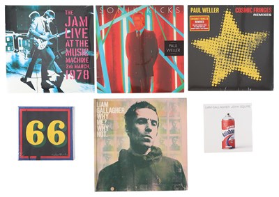 Lot 243 - PAUL WELLER AND LIAM GALLAGHER MIXED FORMAT ARCHIVE PACK