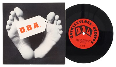 Lot 244 - D.O.A THE PRISONER 1979 PRESSING 7" COLLECTABLE HARDCORE