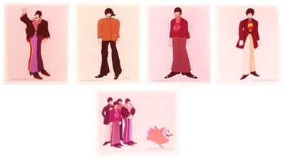 Lot 281 - THE BEATLES - YELLOW SUBMARINE PROMOTIONAL USE PHOTO TRANSPARENCIES.