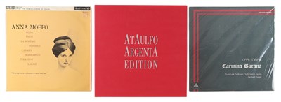 Lot 290 - CLASSICAL LP, BOX SET COLLECTION INCLUDING RARE ATAULFO ARGENTA BOX SET