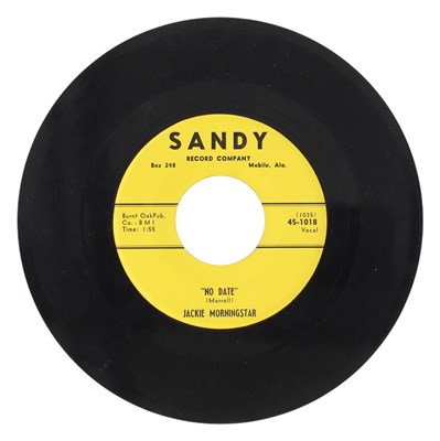 Lot 287 - JACKIE MORNINGSTAR - NO DATE 7" (ORIGINAL US COPY - 45-1018 - SHELDON STAMPED)