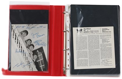 Lot 169 - THE BEATLES - EXCELLENT COLLECTION OF FAN CLUB NEWSLETTERS/CORRESPONDENCE.