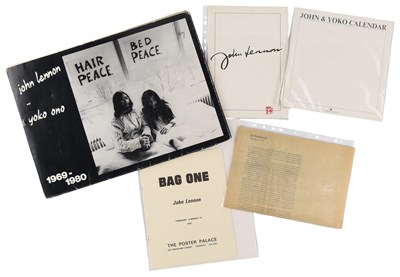 Lot 171 - THE BEATLES - JOHN / YOKO PORTFOLIO.