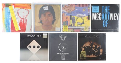 Lot 314 - PAUL MCCARTNEY, WINGS AND RELATED MODERN PRESSINGS LP AND 12" PACK