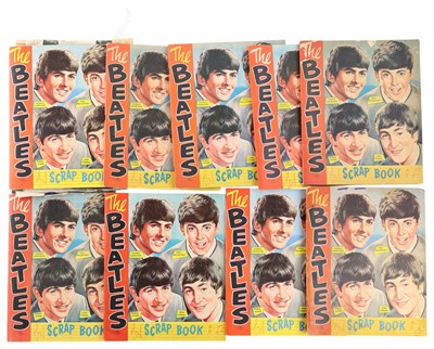 Lot 185 - THE BEATLES - NINE NEMS SCRAPBOOKS.