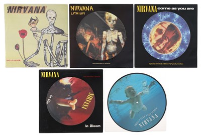 Lot 332 - NIRVANA - LP / 12" PICTURE DISC PACK