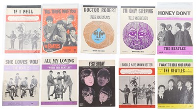 Lot 188 - THE BEATLES - COLLECTION OF SHEET MUSIC AND SONGBOOKS.