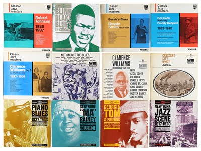 Lot 163 - CLASSIC JAZZ MASTERS BLUES SERIES LP COLLECTION INCLUDING RARITIES
