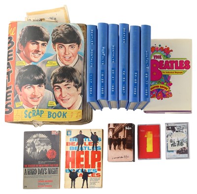 Lot 176 - THE BEATLES - BOOKS / TAPES INC 1ST EDITION HUNTER DAVIES BIOGRAPHY.