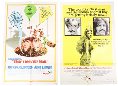 Lot 266 - THE BEATLES - ORIGINAL US ONE-SHEETS FOR BEATLES SOLO FILMS.