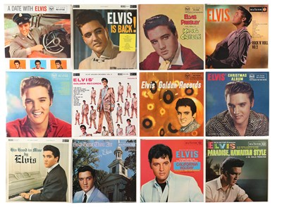 Lot 341 - ELVIS PRESLEY - UK LPs (SILVER/RED DOT - EX+/ARCHIVE CONDITION)