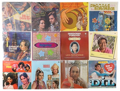 Lot 220 - INDIAN FILM HITS, GHAZALS, SITAR, GOLDEN VOICE LPS W/ RARITIES