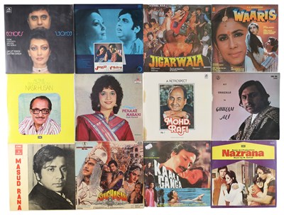Lot 221 - INDIAN FILM HITS, GHAZALS, SITAR, GOLDEN VOICE LPS W/ RARITIES