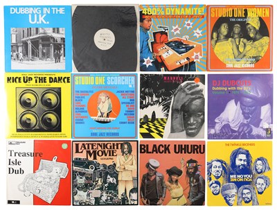 Lot 192 - REGGAE DUB ROOTS LPS 12" - UK ORIGINALS AND LIMITED REPRESS W/ RICO WHITE LABEL
