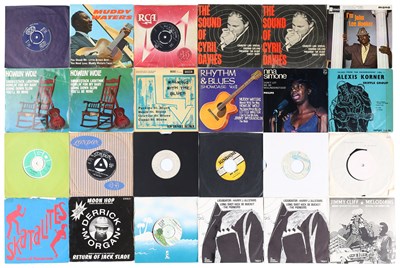 Lot 178 - BLUES, R 'N' B, REGGAE 7" COLLECTION INCLUDING OSSIE LAYNE, MUDDY WATERS