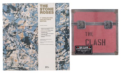 Lot 252 - THE STONE ROSES & CLASH LIMITED 7" + CD BOXSETS