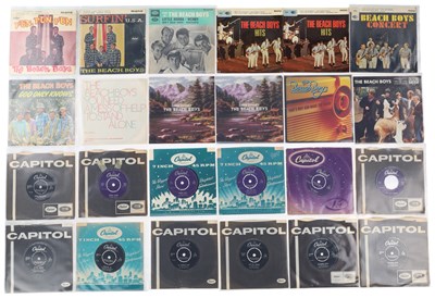 Lot 377 - THE BEACH BOYS AND RELATED UK 7" COLLECTION