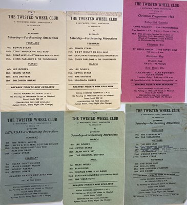Lot 109 - TWISTED WHEEL CLUB MANCHESTER - ORIGINAL 1966/67 SOUL FLYERS.